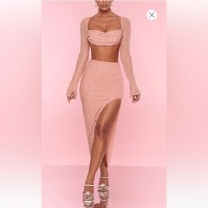 Co ord set Size is UK 6 US 2  Brand is Oh Polly, color- Rose